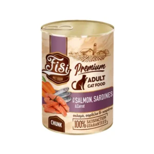 FISI Cat Adult Solomos z sardynką i marchewką w Saltsa 400g